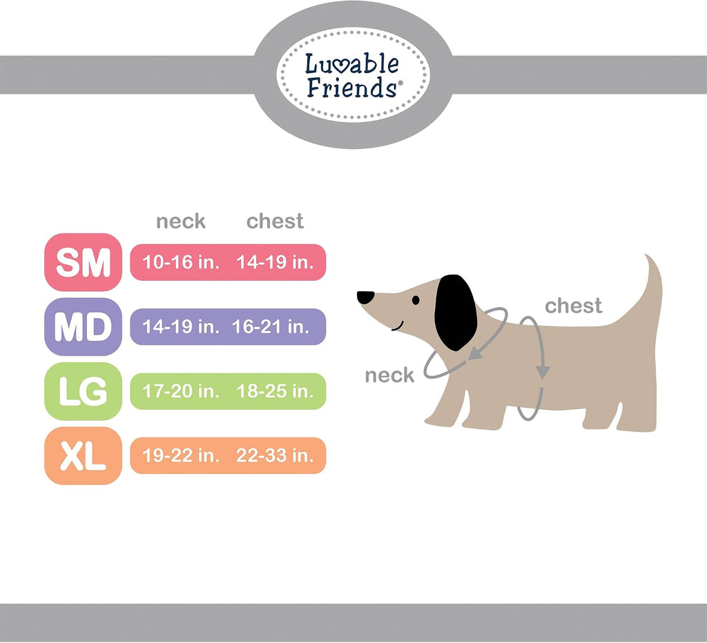 Luvable Friends Unisex Pet Harness, Leopard, Large