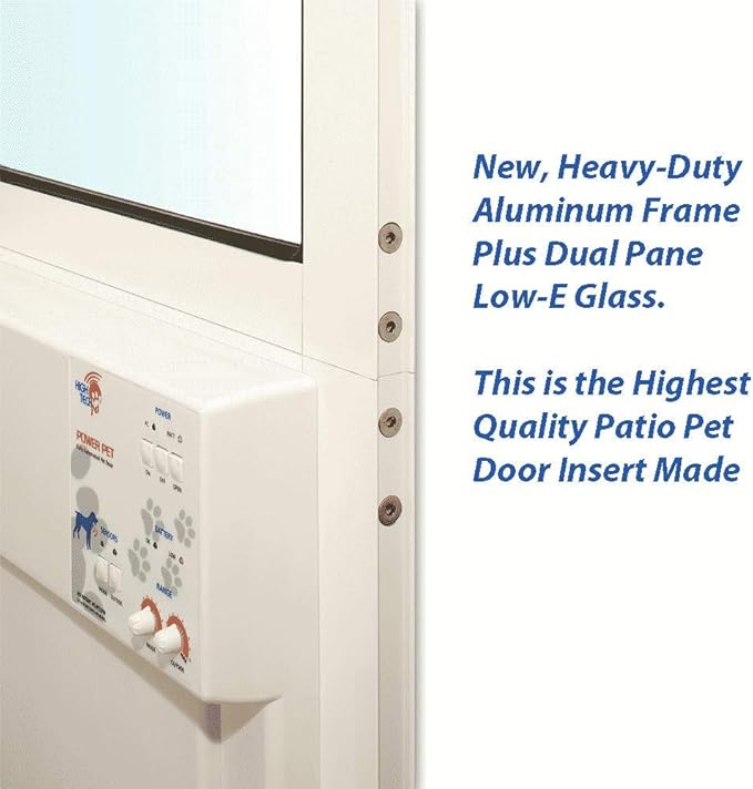 Power Pet Automatic Sliding Glass Patio Pet Door by High Tech Pet - Image 5