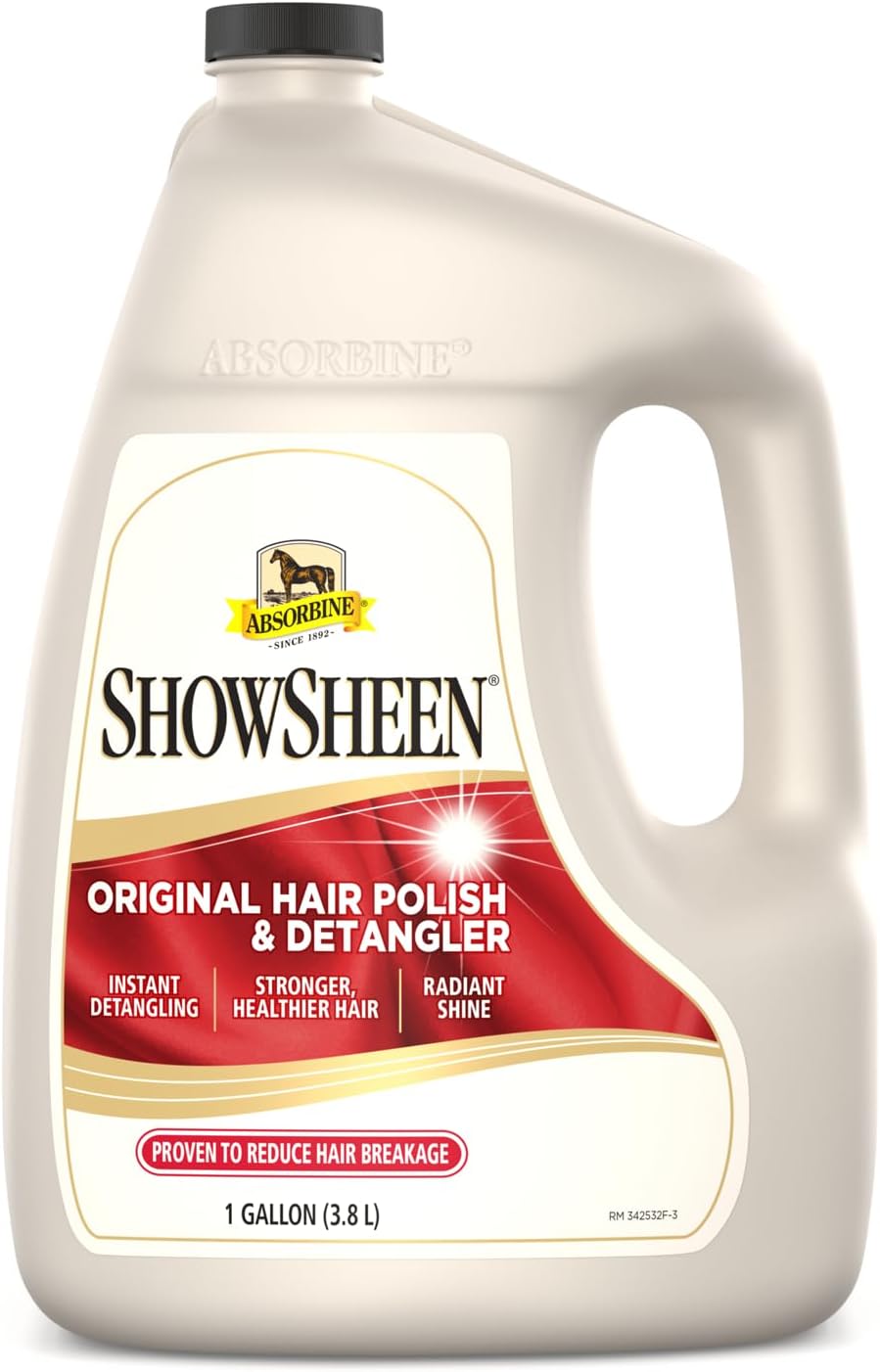 Absorbine ShowSheen Hair Polish & Detangler, 32 fl oz Quart Spray Bottle