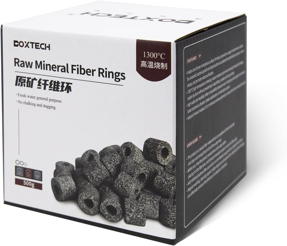 UPETTOOLS Aquarium Biological Filter Media, 1.1 lb Ceramic Bio Media with Porous Massive Surface Area for Freshwater and Saltwater Fish Tank