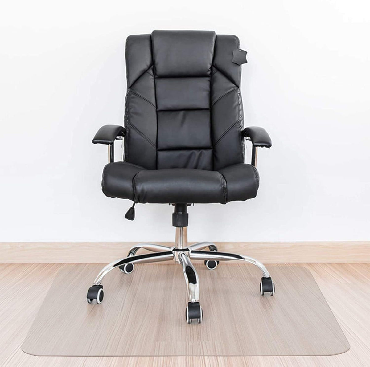 Kuyal Clear Chair Mat, Hard Floor Use, 48" X 59" Desk Chair Mat