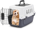 MoNiBloom 18-Inch 2-Door Top Loading Cat Carrier, Plastic Dog Crate Hard-Sided by Monibloom