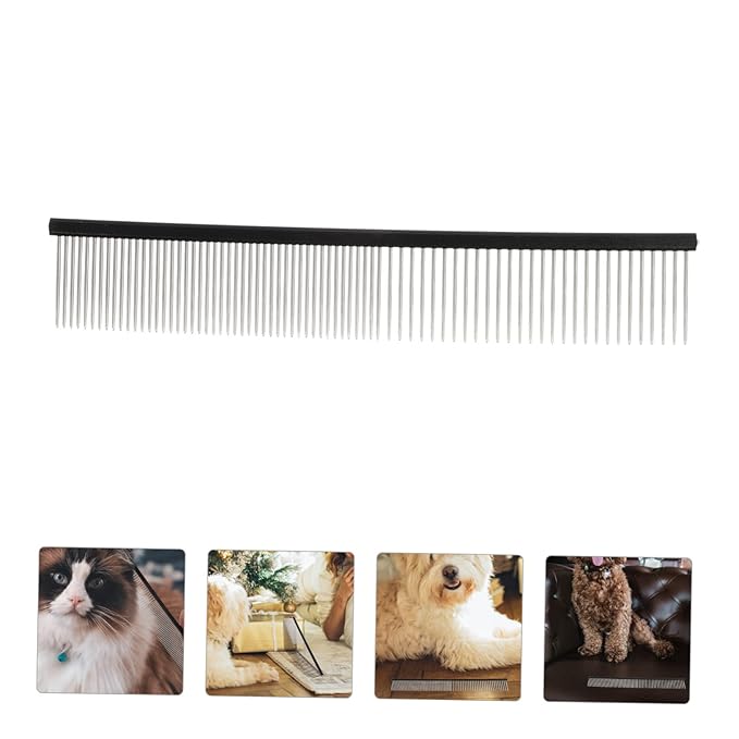 POPETPOP Portable Cat Hair Comb Wear-resistant Grooming Tool Compact Pet - Image 8