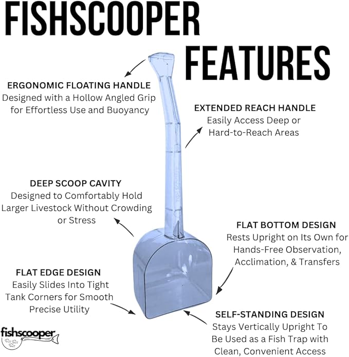 Fish Scooper, Acclimation Container, Fish Trap, Floating Fish Net, Axolotl Tank - Image 6