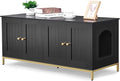 Homhedy Cat Litter Box Enclosure by Homhedy