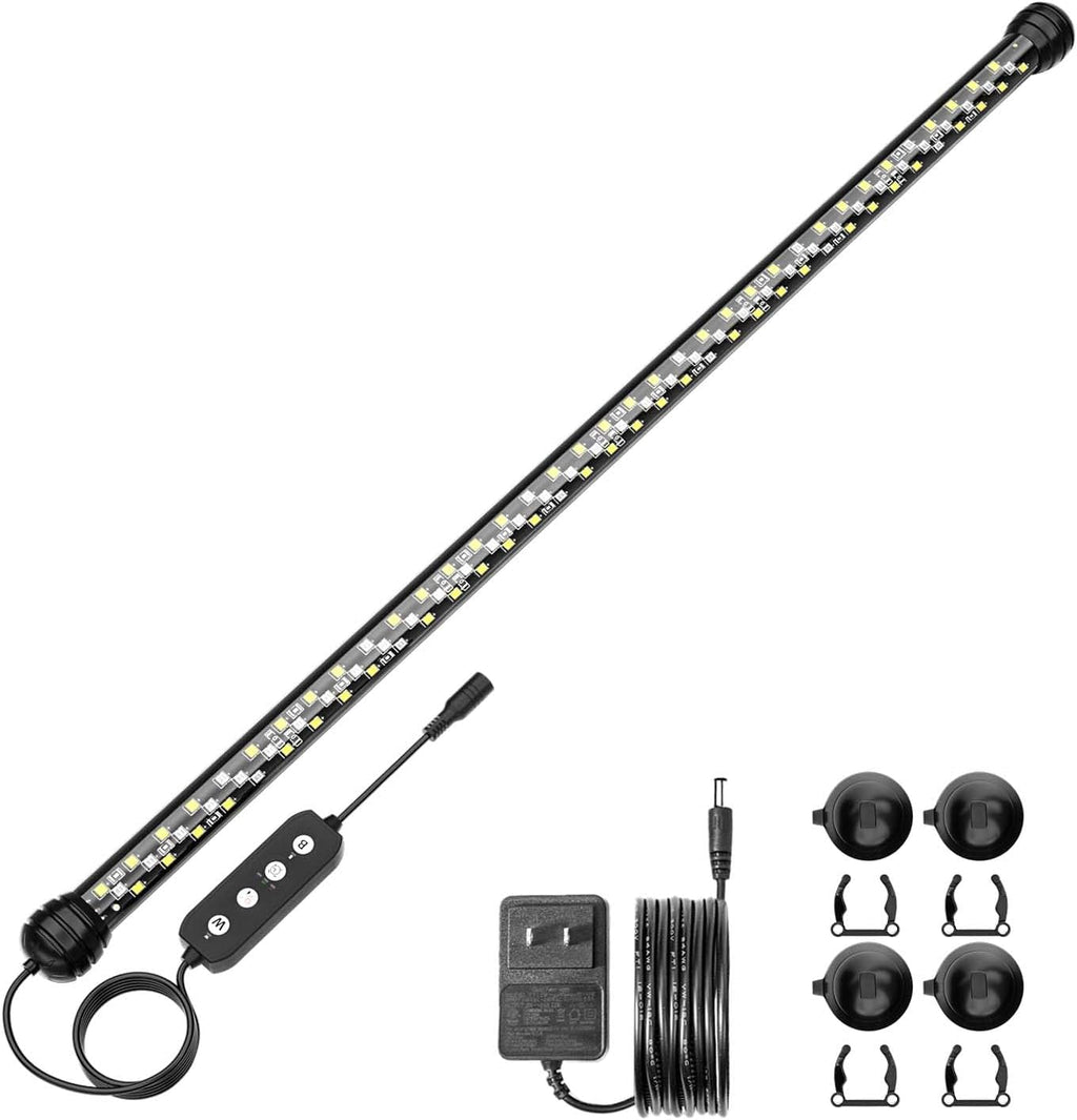SEAOURA Submersible Led Aquarium Light for Fish Tank with Timer, 23 Inch