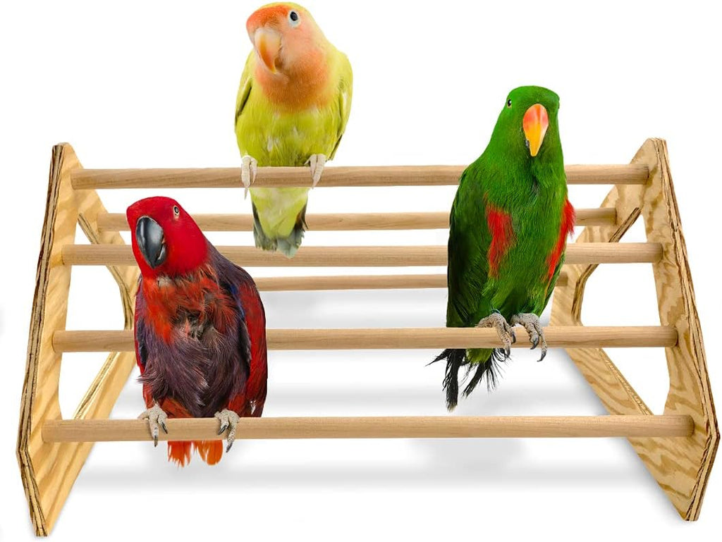 Backyard Barnyard Chick Perch Strong Wooden Jungle Gym Roosting Bar Made in USA!!! Chicken Toys for Coop and Brooder for Baby Chicks El Pollitos La Pollita Pollos Gallinas Polluelos