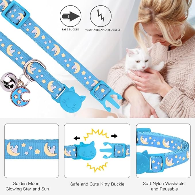 2Pcs Breakaway Cats Collars Cat Collars - Image 2