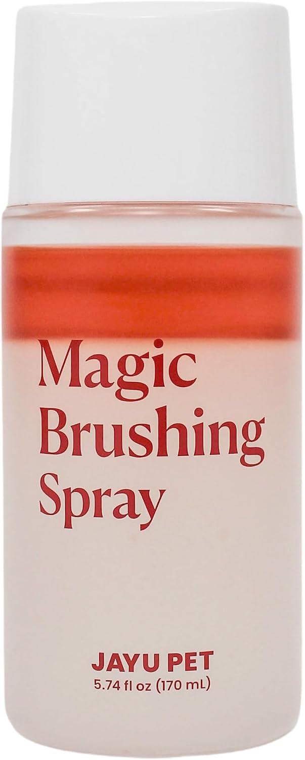 JAYU PET Magic Brushing Spray for Dogs Refill Bottle (5.8fl oz)