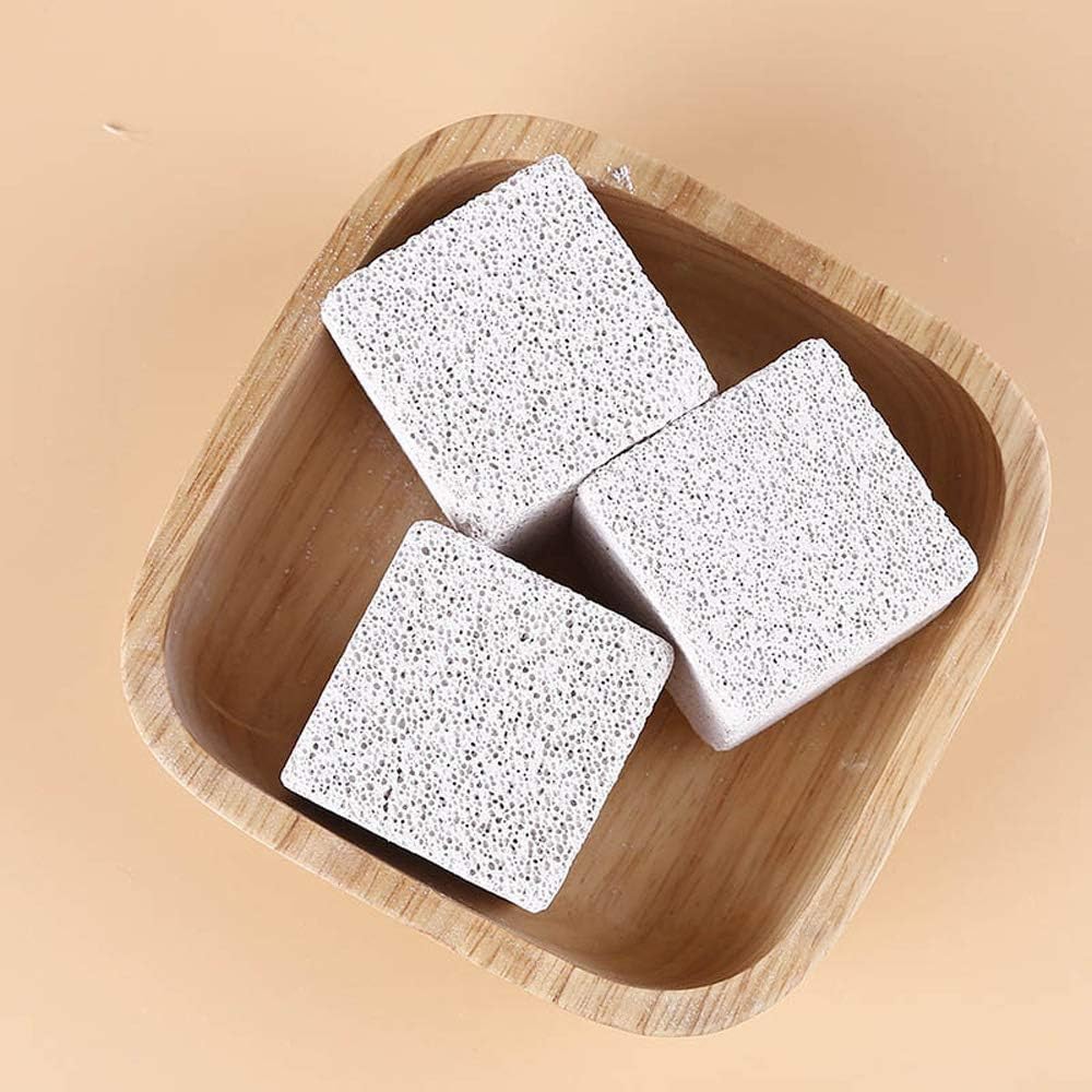 Hamster Chew Toy Lava Teeth Grinding Square Stone for Hamsters Chinchillas and Rabbits Mineral Stone Calcium Chew Toy for Small Animal(Pack of 10)