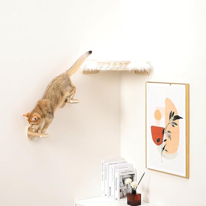 3-in-1 Cat Climbing Wall Steps - Image 6
