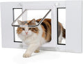 Full-Size Cat Door for Window Weatherproof Fits 24"-28" Width Windows