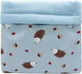 Handmade Cute Sleeping Bag Pouch Hideout Cave for Hedgehog Guinea Pig Hamster Rat Ferret Hamster Squirrel and Other Small Animal Beds (Blue)