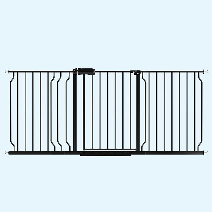WAOWAO Baby Gate 62.20-71.26" Extra Wide Pressure Mounted Walk Through Swing - Image 7