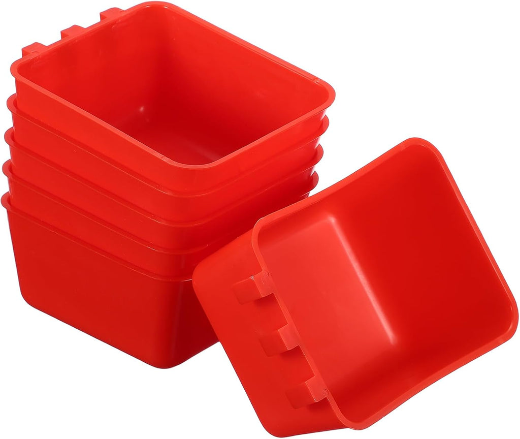Cage Cups, 4.9x3.7x2.4 Parakeet Feeder(Blue, 20 Pcs)