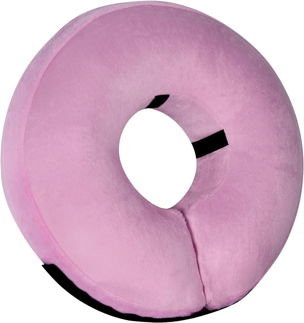 Inflatable Dog Cone Collar-Soft Protective Cone for Dogs After Surgery,Dog Donut Collar for Large Medium Small Dogs and Cats (Purple Gray,Small)