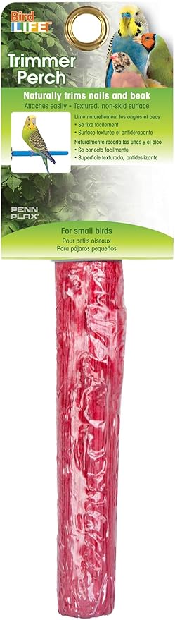 Penn-Plax Bird-Life Calcium Trimmer-Perch, Naturally Trims Nails & Beak - Image 2