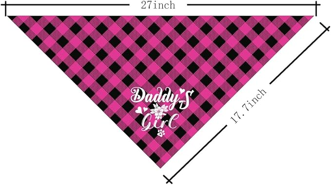 Dog Bandana, My Dad is My Hero, Dogs Scarf Classical Printing, Dogs Scarf - Image 2