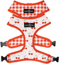 Lucy & Co. Cheery Cherries, Cute Reversible Dog Harness Walking Halter by LucyCo
