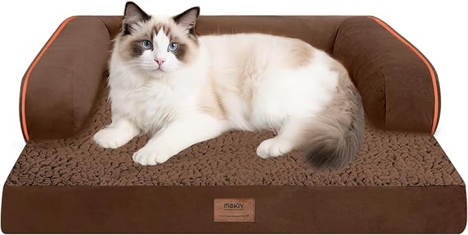 Small Dog Bed and Cat Sofa Waterproof Orthopedic Dog Beds by Mekiy
