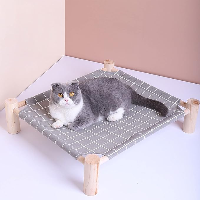 Pozico Elevated Cat Bed for Small Dogs & Cats – Raised Pet Hammock Bed - Image 4