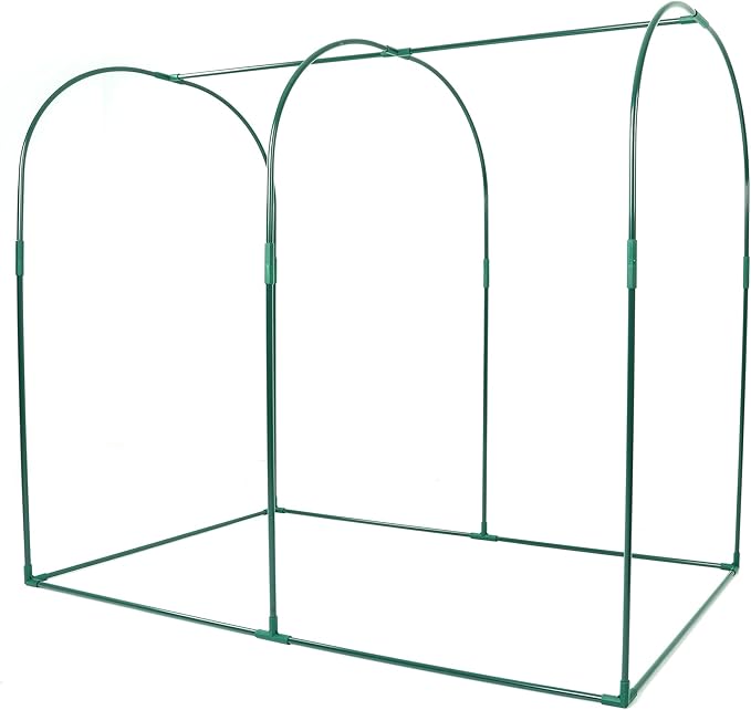 Poray Large Tunnel 73''x37''x61''Plant Netting Cover, 5FT Tall Crop Cage Tomato - Image 9