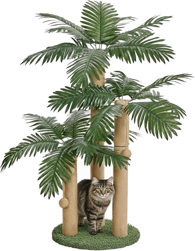 31.5Inch Cat Scratching Post, Cat Scratcher Tree by LEMONDA