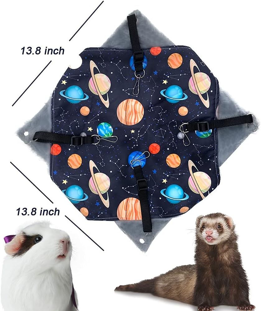 3IN1 Corner Hammock Bed and Double Hammock for Guinea Pig Ferret Rats