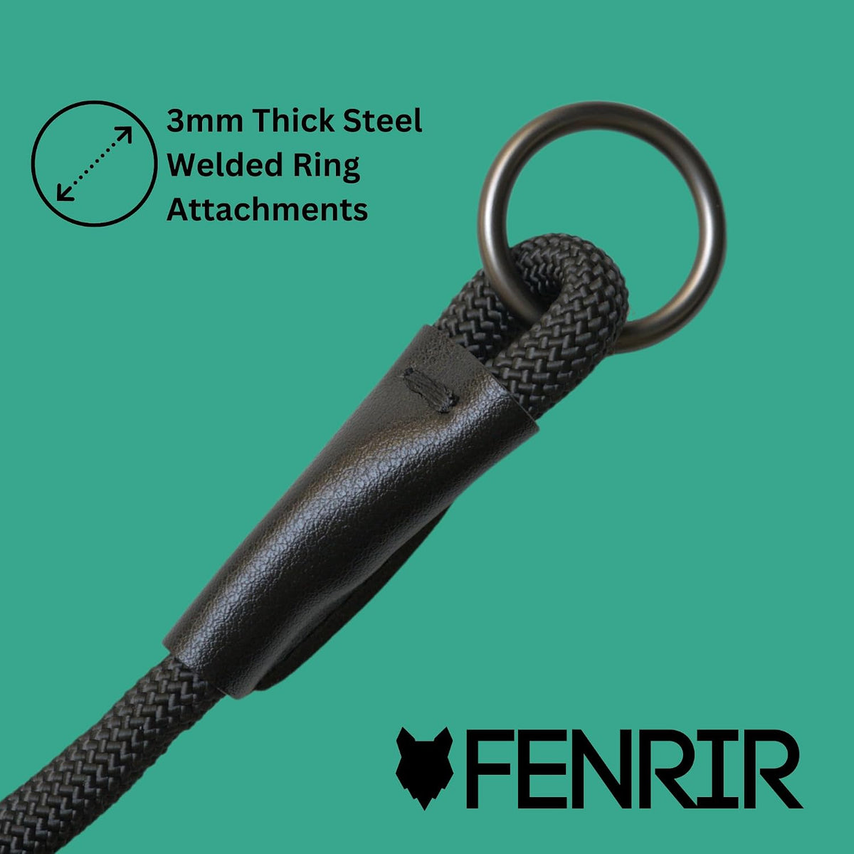 Fenrir Slip Collar with Spring Loaded Limiter Black (Medium)