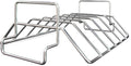Rib Racks for Big Green Egg, Turkey Roasting Rack Smoking and Grilling Rib Rack, Big Green Egg Accessories, for Large and XLarge Big Green Egg,18" or Bigger Kamado Grill, Stainless Steel