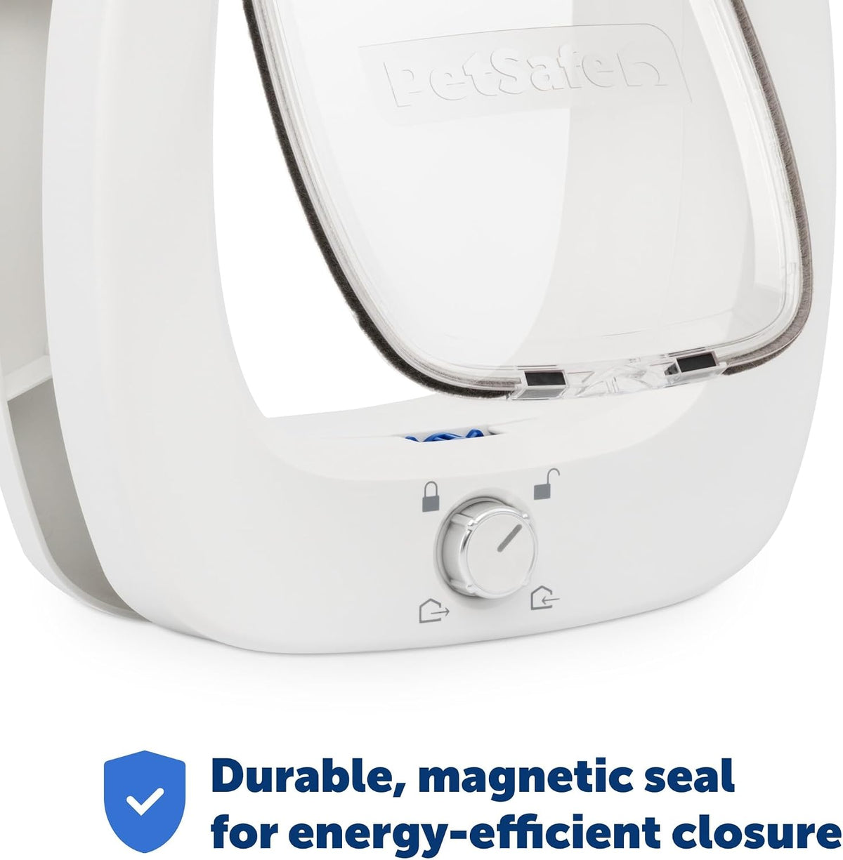 PetSafe Big Cat Door, Interior/Exterior, 4-Way Lock, Soft-Close, Up to 25lb
