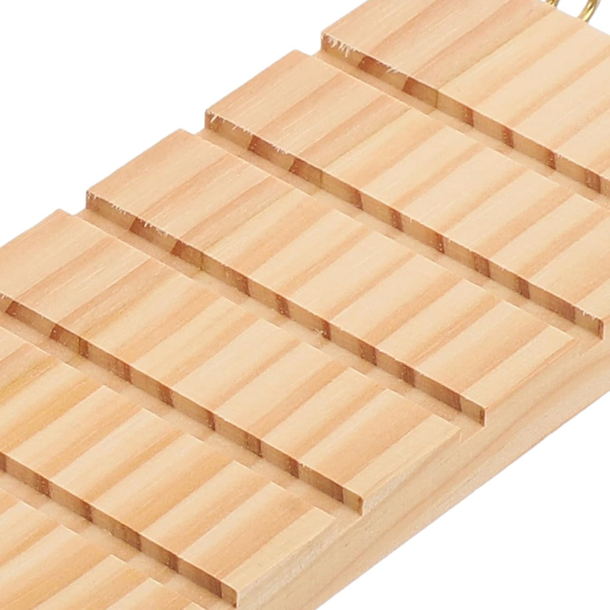 Hamster Platform with Ladder Wooden Hamster Cage Accessories Small Animal Ramp Toy for Hamsters Guinea Pigs Chinchillas Hedgehogs 9.44 X 6.29 X 4.48 in