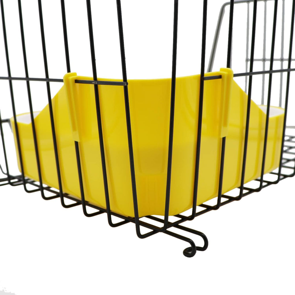 Litewoo Rabbit Litter Box Toilet Bunny Corner Potty for Guinea Pigs, Yellow