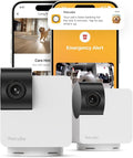Petcube Cam 360 The Pack of 2 Camera | Ultimate Interactive WiFi Pet and Home by Petcube