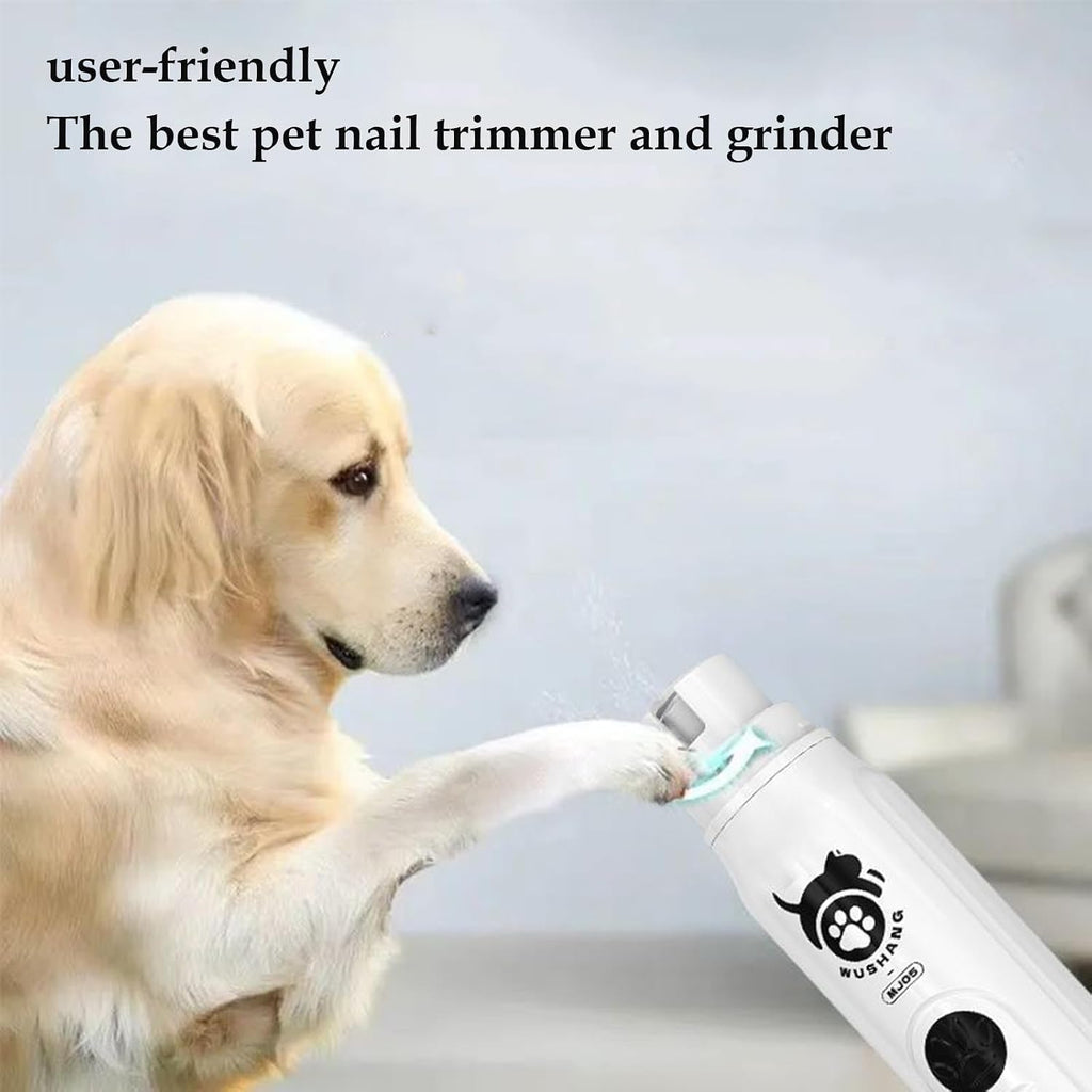 Super Handy Latest Model, Upgraded Dog Nail Grinder - Professional 3-Speed Ultra-Quiet Electric pet Nail Trimmer, Painless paw Care and Grinding, Suitable for Small, Medium, Large Dogs, Cats
