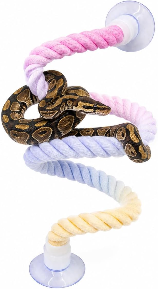 Ball Python Tank Accessories, Bendable Snake Climbing Rope