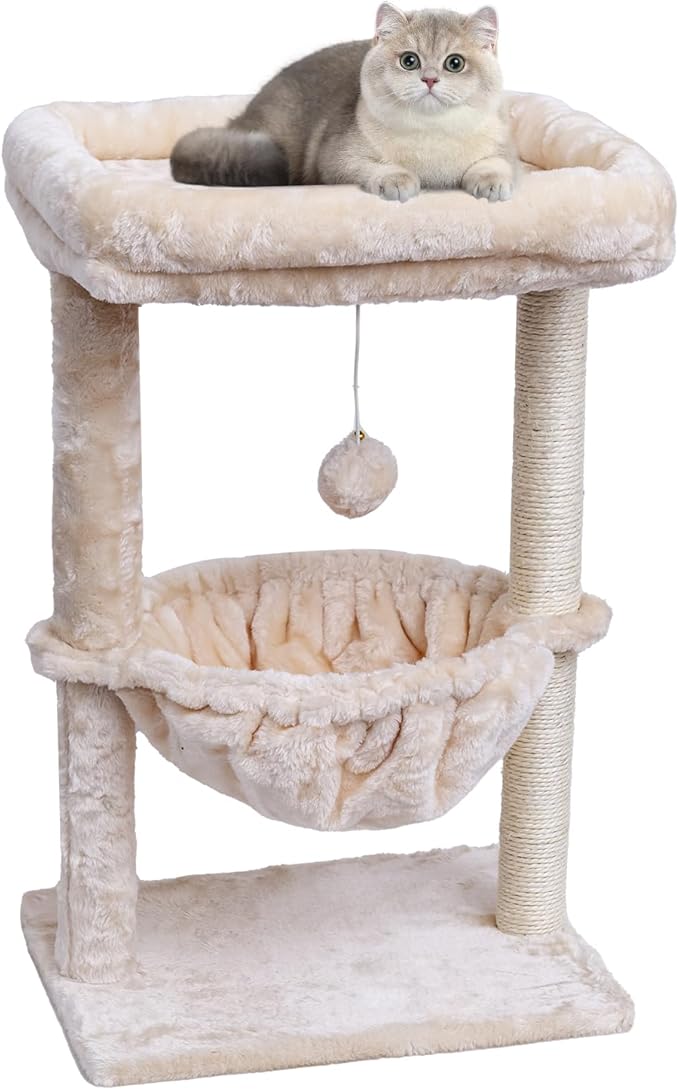 SYANDLVY Small Cat Tree for Indoor Cats, Activity Cat Tower by SYANDLVY