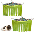 RIOUSSI Guinea Pig Hideout Hideaway Corner Fleece Toys Cage Accessories