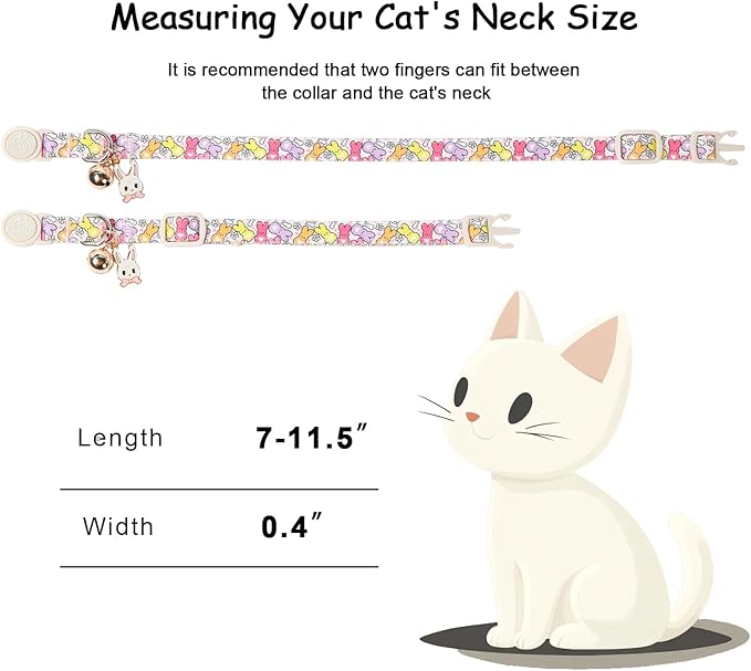 2 Pack Easter Cat Collars - Image 6