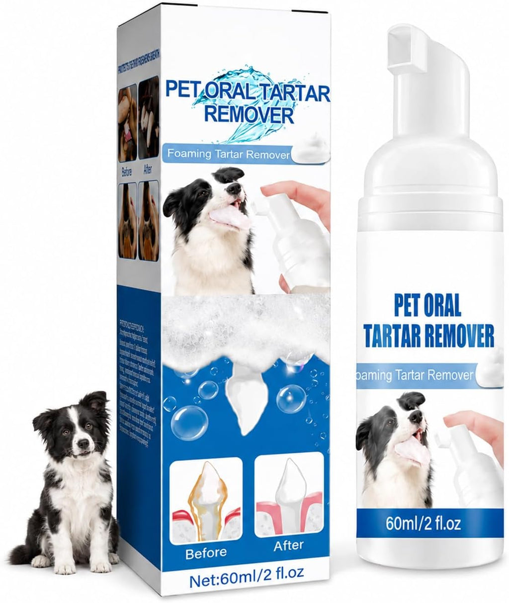 Pet Dental Care Foam for Dogs and Cats, Tartar Care, 2 fl oz