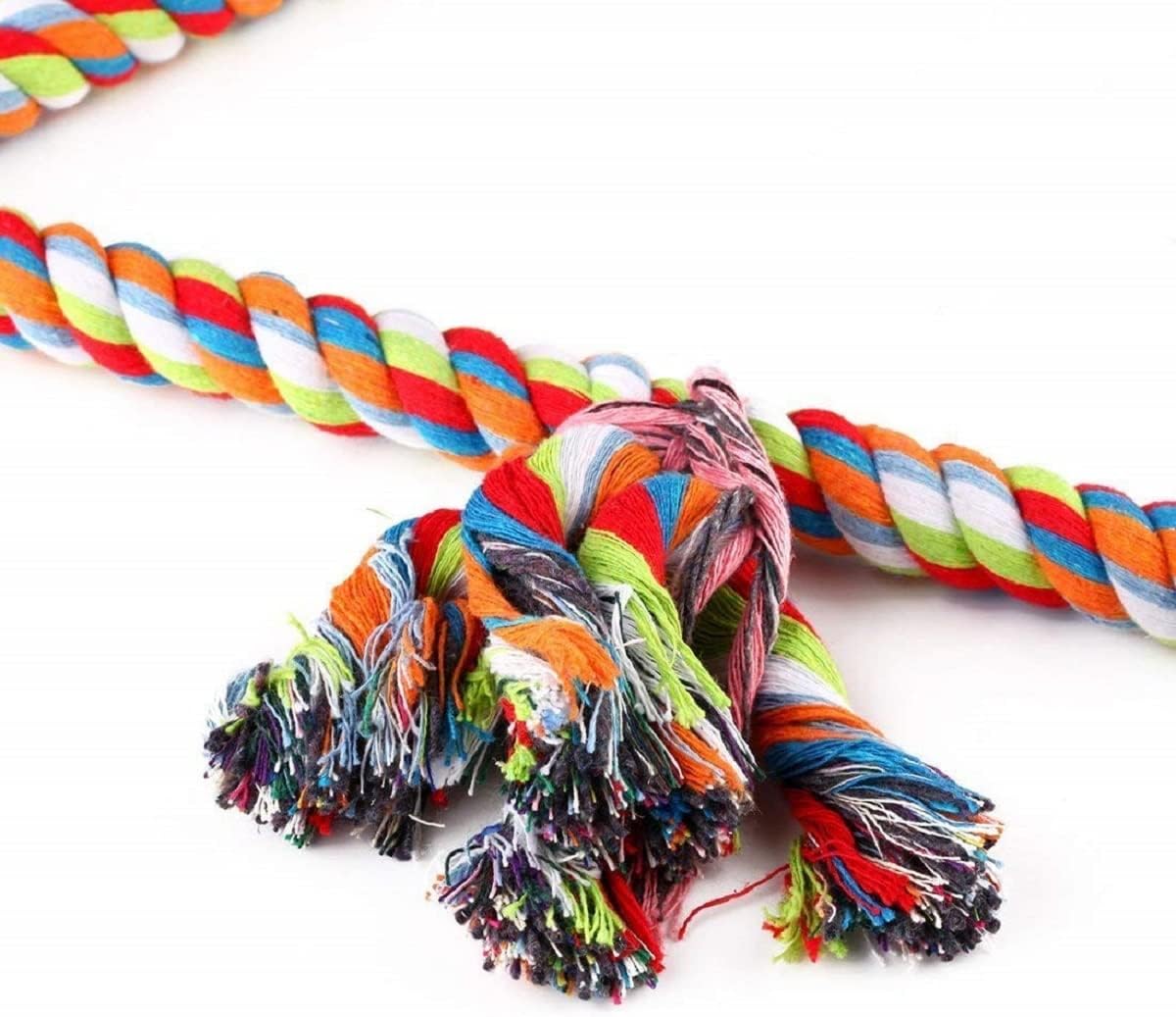 Large Bird Rope Perch Triangle Swing Toy Multicolor 12 Inch