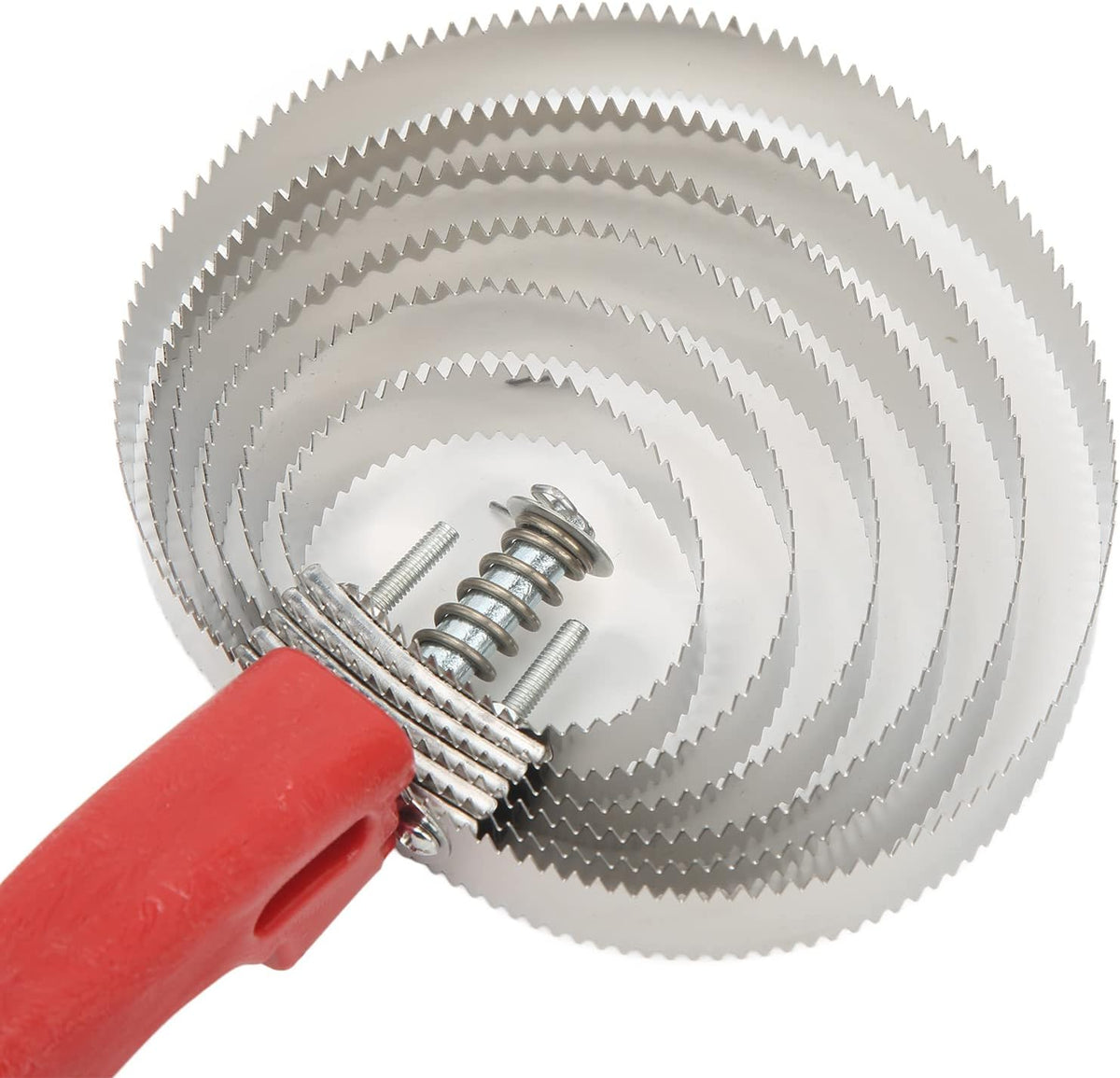 Curry Comb 6 Turns Stainless Steel Itch Relief Horse Brushes for Anim