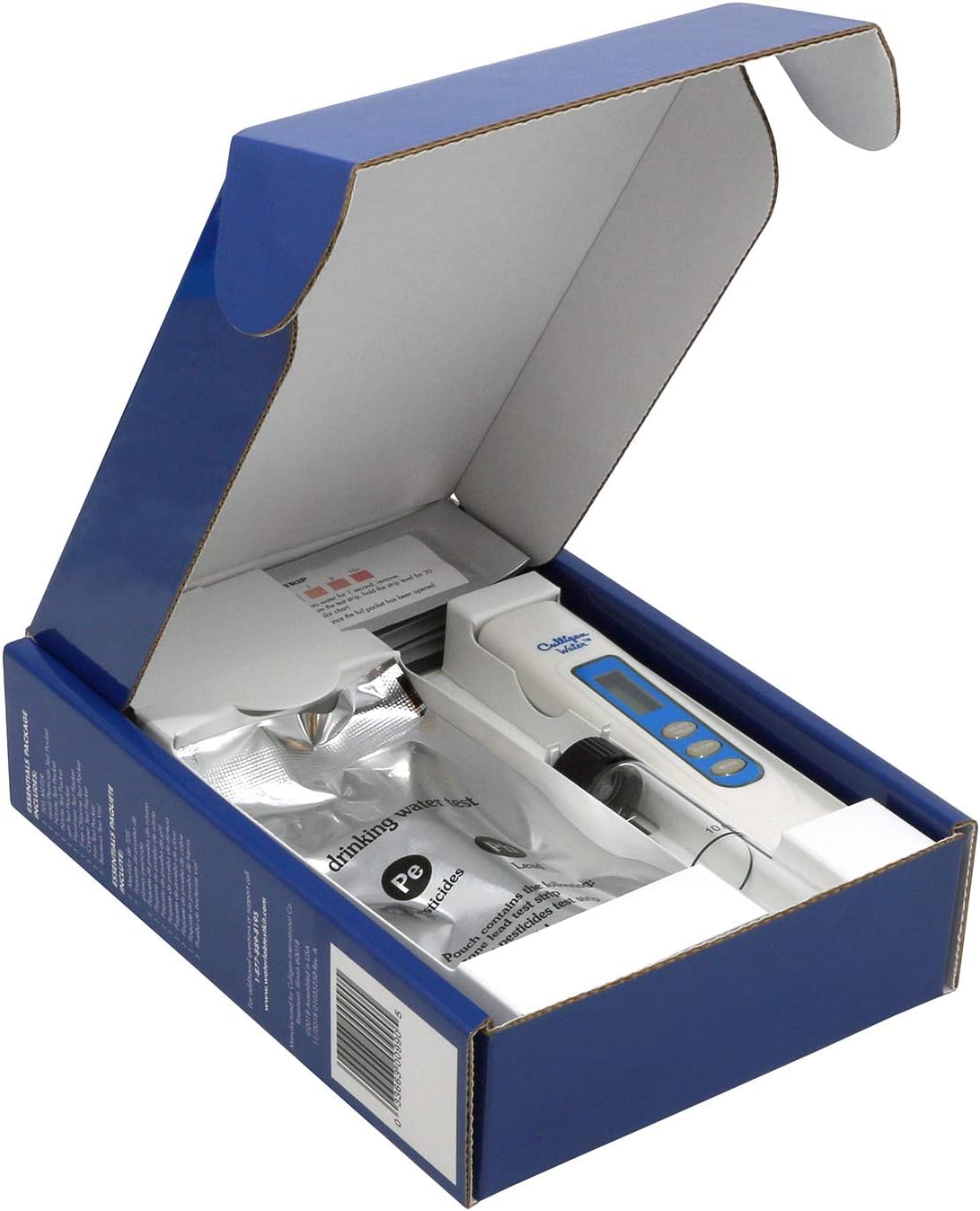 Culligan Essential Water Lab Test Kit – Comprehensive Home Water Testing for Lead, Bacteria, Nitrates, pH, Hardness, Chlorine, Copper, Iron & More – Includes TDS Meter – Ideal for Tap & Well Water