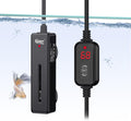 hygger Mini Fish Tank Submersible Heater 50W for 5-10 Gallons Small Betta Aquarium Heater with Digital Display Controller Adjustable Temperature