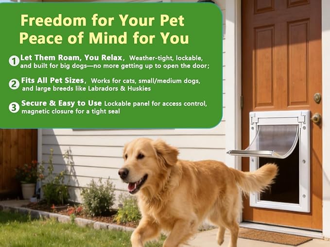 Pet Door Dog Door Easy Install - Image 17