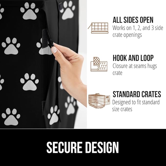GORILLA GRIP Dog Crate Covers Compatible - Image 5