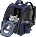 Bubble Cat Backpack Carrier, Expandable Cat Carrier Backpack, Breathable Pet by GROXKOX