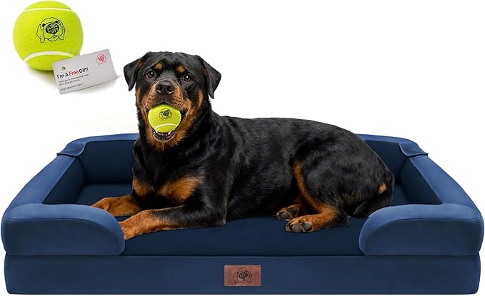 Orthopedic Dog Bed for Extra Large Dogs, XXL Waterproof Egg Crate Memory Foam - Image 8