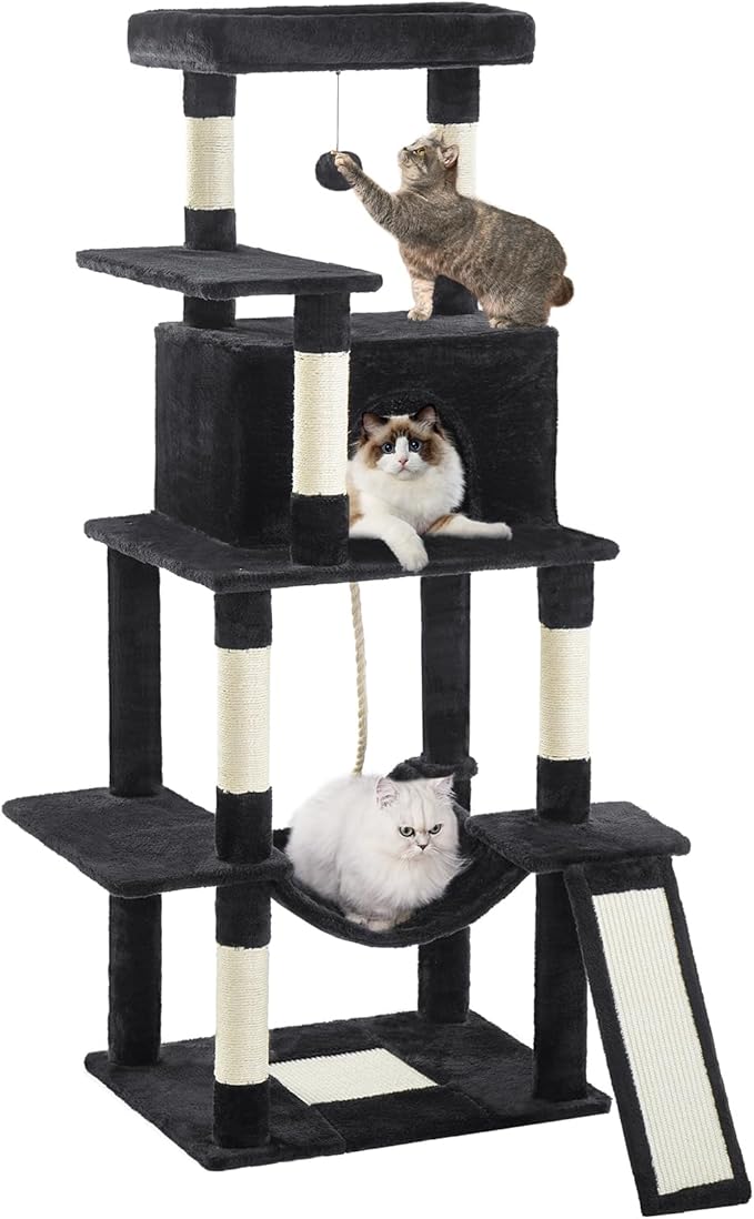 Cat Tree Tower 63in Multi-Level Cat Tower by ABCPET