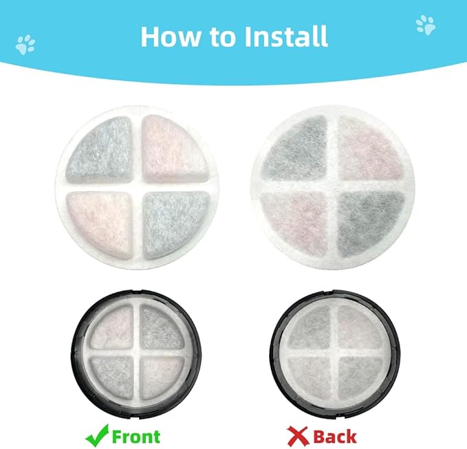 Marchul 6-Pack Dog Water Dispenser Replacement Filters, Pet Water Filter - Image 7